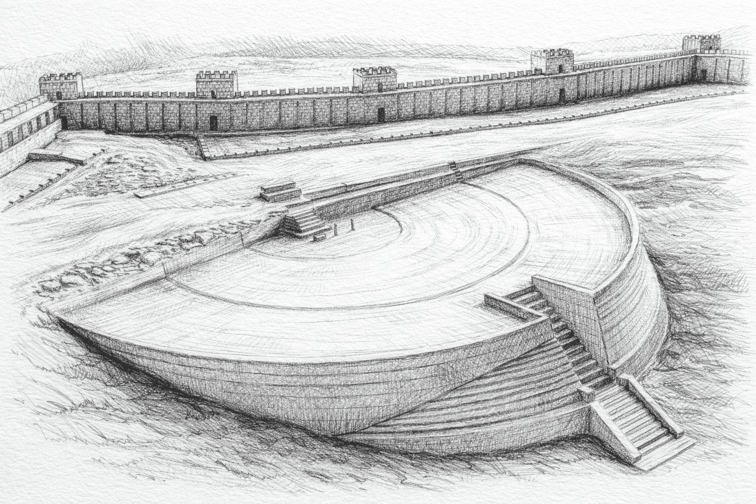 La Pnyx, colline d'Athènes — berceau de la démocratie